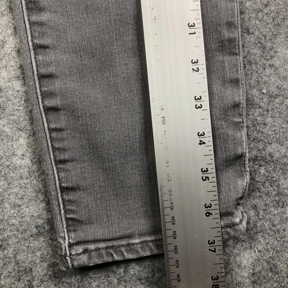 Athleta Sculptek Skinny Jeans in Granite Wash Gray Stretch Denim Size 8 Casual - Picture 10 of 14